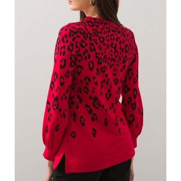 Chico's Zenergy Tunic Size 4 XXL (20) French Terry Leopard - Picture 2 of 16